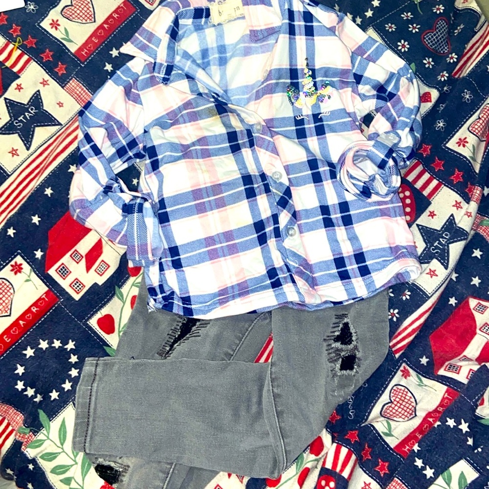 Not the same brand but cute outfit for a 4-5yr old